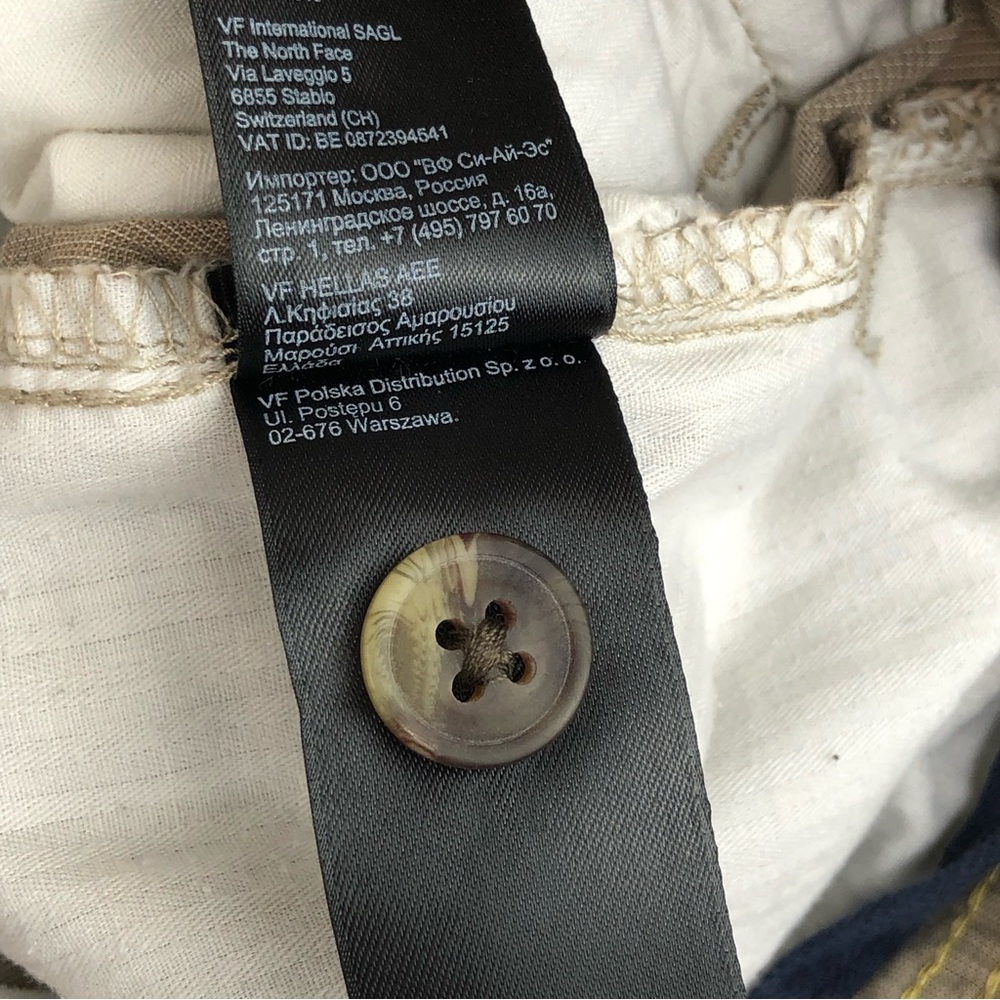 The North Face Alderson Plaid Shorts Dune Beige Sz 32 - Picture 11 of 12